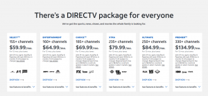 directv.com account overview website
