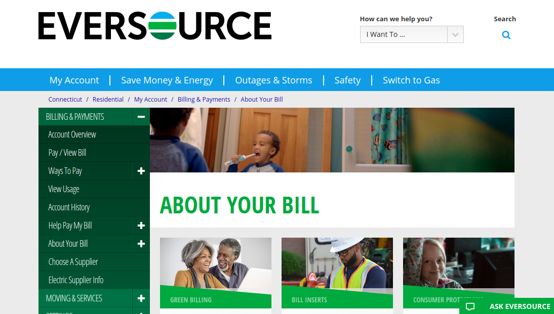 Eversource About Your Bill
