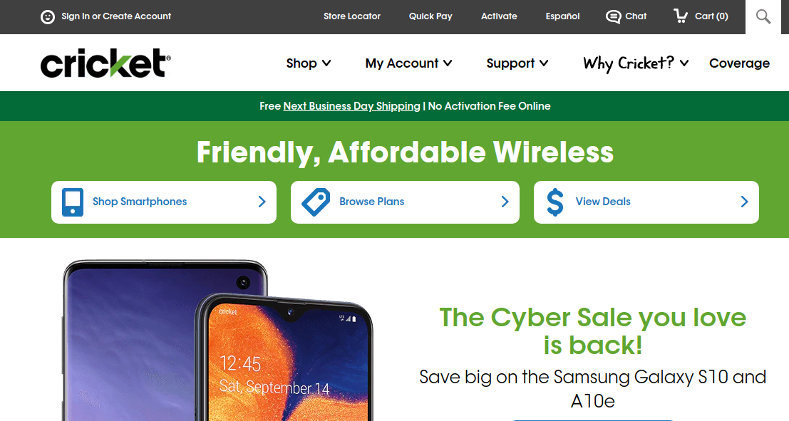 cricket wireless payment