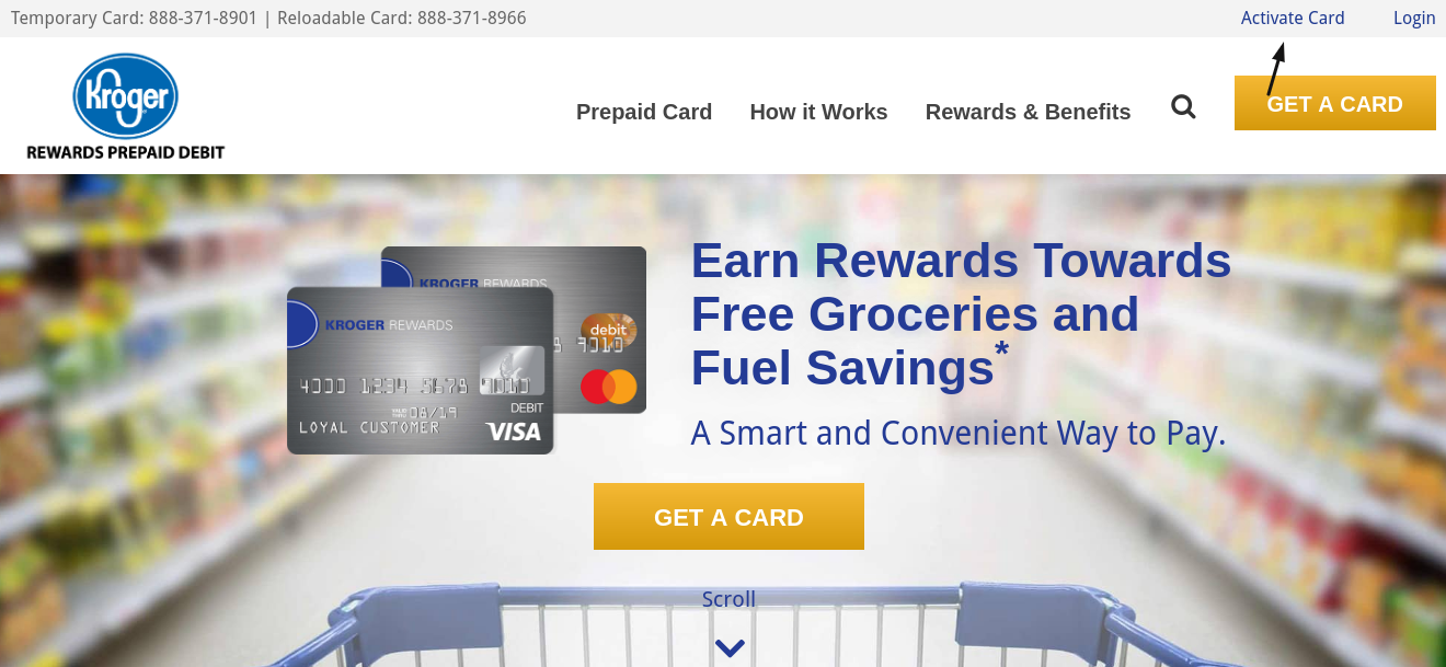 Kroger Rewards Debit Card Activate