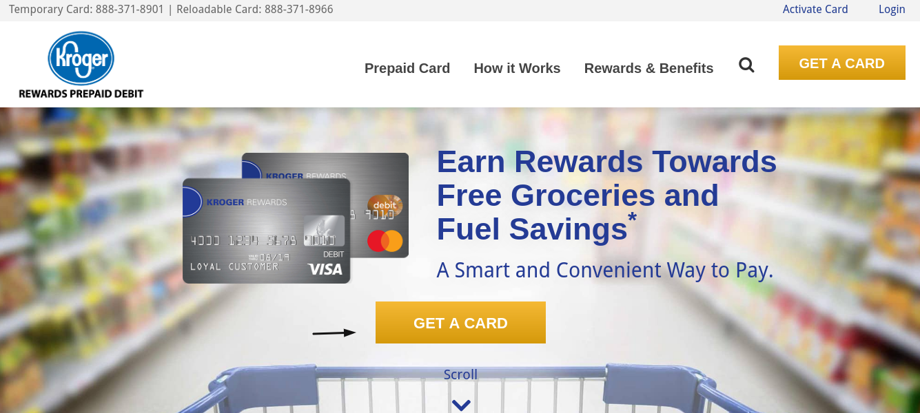 Kroger Rewards Debit Card Get