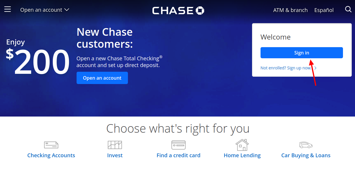 Chase Credit Card Sign In