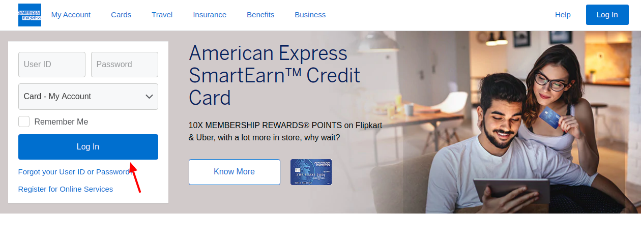 American Express Every Day Credit Card Login