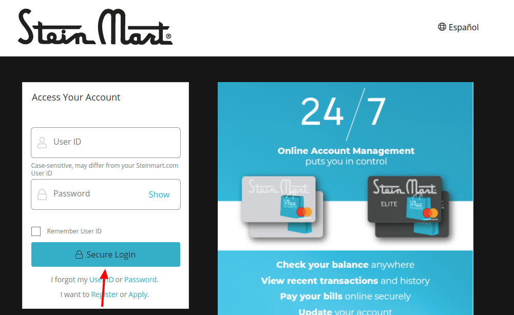 Stein Mart Credit Card Login