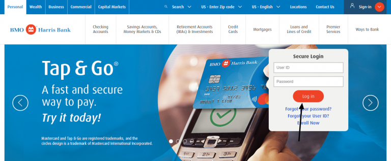 bmo online banking user id