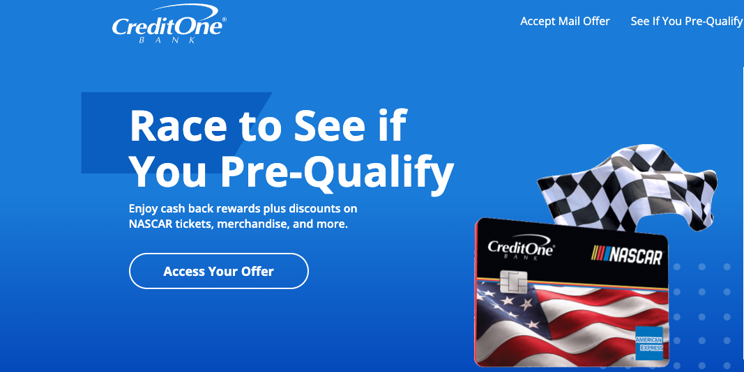 credit one credit card pre approval