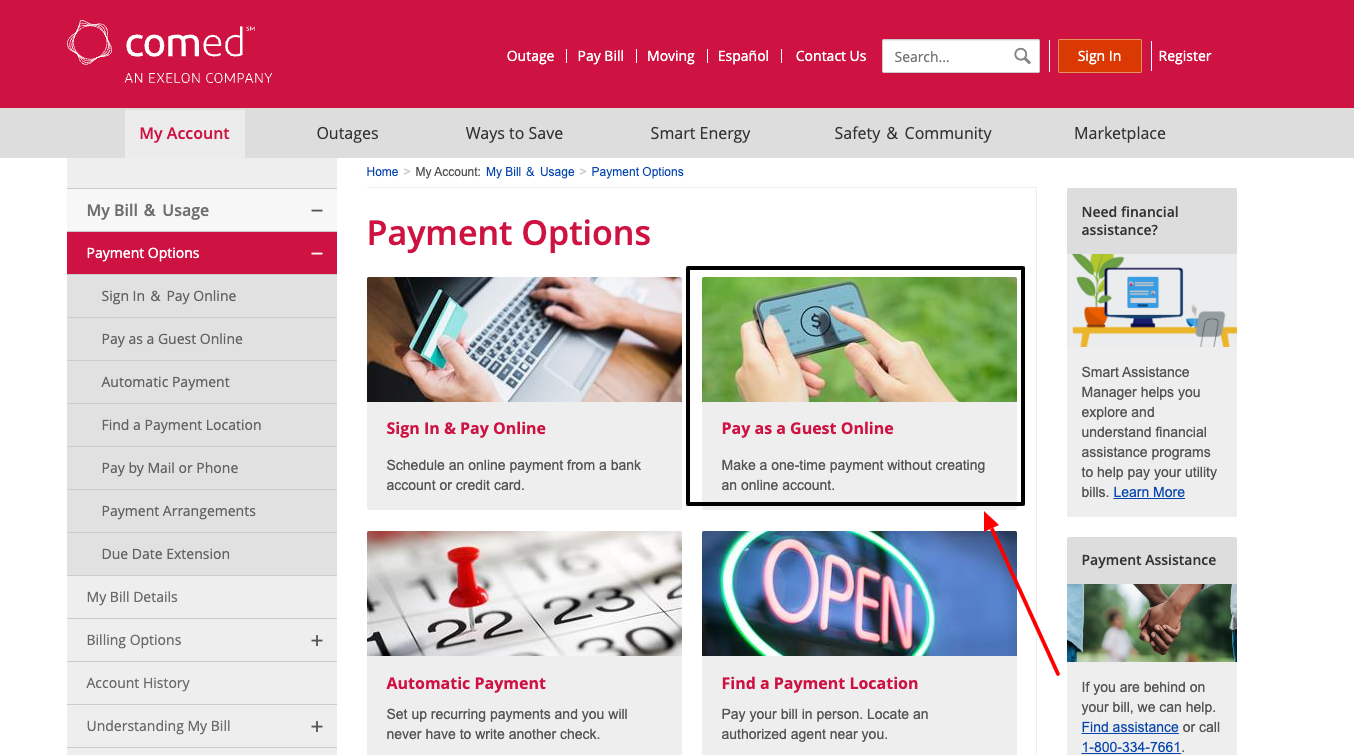 comed bill payment