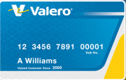 valero credit card